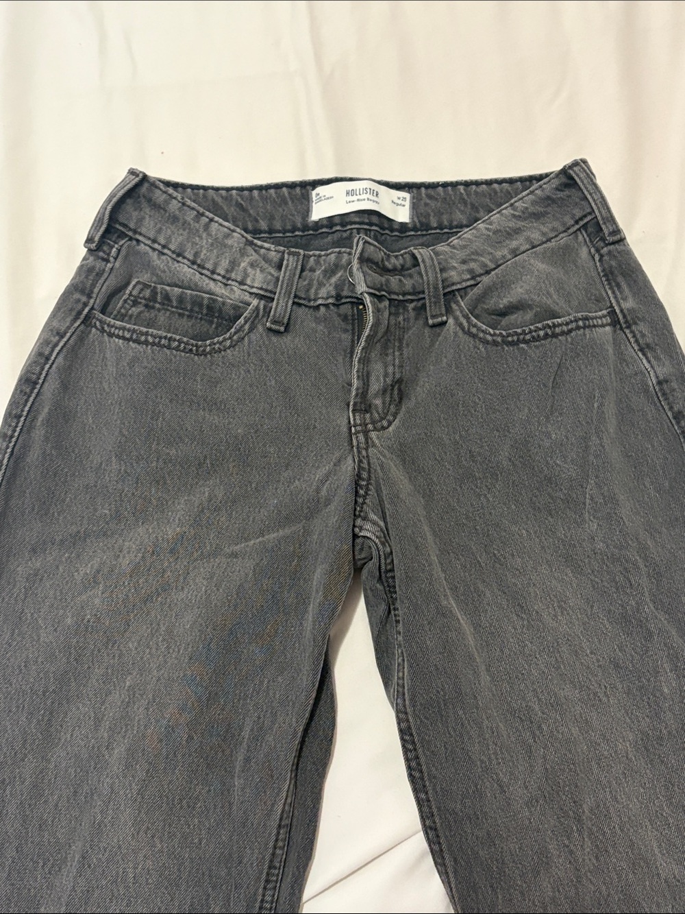 Hollister wide leg low-rise baggy jeans